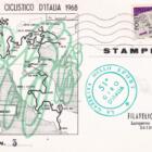 N. 22 cartoline del 51esimo Giro d'Italia Anno 1968 numerate per tappa con annulli filatelici speciali per ogni tappa