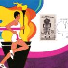 Folder con n. 17 cartoline illustrate Stati Uniti Anno 1984 Celebrative della XXIII Olimpiade Los Angeles 84 con Affrancatura e Annulli filatelici speciali