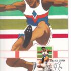 Folder con n. 17 cartoline illustrate Stati Uniti Anno 1984 Celebrative della XXIII Olimpiade Los Angeles 84 con Affrancatura e Annulli filatelici speciali