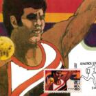 Folder con n. 17 cartoline illustrate Stati Uniti Anno 1984 Celebrative della XXIII Olimpiade Los Angeles 84 con Affrancatura e Annulli filatelici speciali
