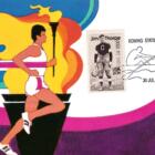 Folder con n. 17 cartoline illustrate Stati Uniti Anno 1984 Celebrative della XXIII Olimpiade Los Angeles 84 con Affrancatura e Annulli filatelici speciali