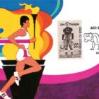 Folder con n. 17 cartoline illustrate Stati Uniti Anno 1984 Celebrative della XXIII Olimpiade Los Angeles 84 con Affrancatura e Annulli filatelici speciali