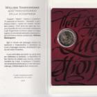 Moneta San Marino Anno 2016 2 Euro commemorativi William Shakespeare in blister
