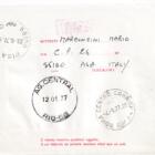 Giro di n. 5 aerogrammi Italia Anno 1976 Decimo anniversario Istituto Italo - Latino Americano con Annulli filatelici speciali 29-12-1976 e timbro di arrivo nei cinque Stati sudamericani Argentina Brasile Cile Perù e Uruguay