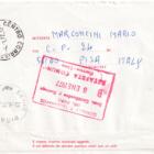 Giro di n. 5 aerogrammi Italia Anno 1976 Decimo anniversario Istituto Italo - Latino Americano con Annulli filatelici speciali 29-12-1976 e timbro di arrivo nei cinque Stati sudamericani Argentina Brasile Cile Perù e Uruguay