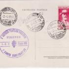 Cartolina VI Convegno Filatelico Fiorentino FIRENZE 1-2-3 maggio 1959 Affrancatura Francobollo Italia Anno 1959 Cinquantenario della nascita di Camillo Prampolini Annullo filatelico speciale POSTE ITALIANE 2-5.1959 CENTENARIO GIORNALE LA NAZIONE – FIRENZE