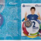 Moneta San Marino Anno 2012 2 Euro commemorativi Anno internazionale del turismo sostenibile in blister