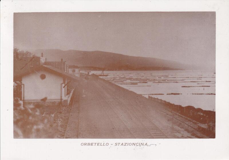 Cartolina Orbetello Stazioncina Affrancatura Francobollo Serie ordinaria La donna nell'arte C.23 Annullo filatelico speciale 58015 ORBETELLO GR EX LINEA FERROVIARIA ORBETELLO-PORTO SANTO STEFANO 17.12.2013 1913-2013 CENTENARIO INAUGURAZIONE