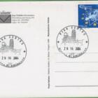 Cartolina Poste Italiane Ente Pubbico Economico Affrancatura Francobollo Italia Anno 2004 Firma della Costituzione Europea C.62 Annullo Primo Giorno di Emissione PISA CENTRO 29.10.2004