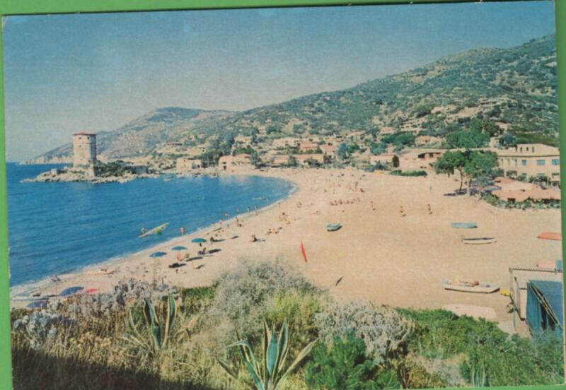 Cartolina Isola del Giglio Il Campese Viaggiata